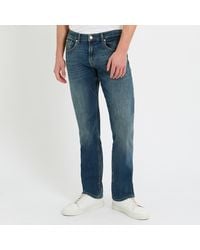 7 For All Mankind - The Straight Stretch Jeans - Lyst