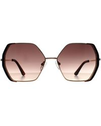 Guess - Square Gradient Gf0387 Metal - Lyst