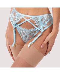 Wolf & Whistle - Eva Graphic Embroidery Suspender - Lyst
