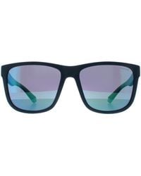 Polaroid - Square Matte Mirror Polarized Pld 2155/S - Lyst