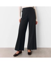 Whistles - Wool Blend Tab Detail Trousers - Lyst