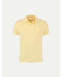 Aurélien - Terry Polo Shirt For Casual Elegance - Lyst