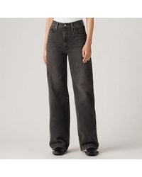Levi's - Wash Ribcage Wide Leg Jeans - Lyst