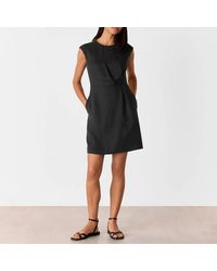 Whistles - Twist Detail Mini Dress - Lyst