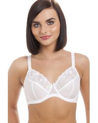 CAMILLE - Classic Underwired Non Padded Full Cup Bra - Lyst