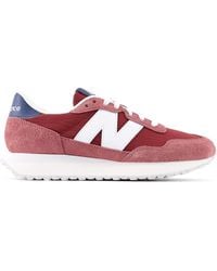 New Balance - Washed Burgundy 237 Trainer - Lyst