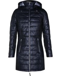 Infinity Leather - Leather Puffer Parka Jacket-Andria - Lyst