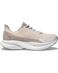 Hoka One One - Taupe/Ecru Mach 6 Ls Reformation Crochet Trainers - Lyst