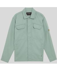 Lyle & Scott - Multi Pocket Full Zip Overshirt - Lyst