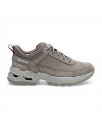 Caterpillar - Cat Dark Leather Trainer Shoes - Lyst