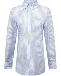 Max Mara - Weekend Blouse Sky Striped - Lyst