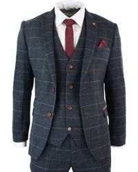 Infinity Leather - 3 Piece Herringbone Check Vintage Suit - Lyst