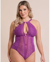 Scantilly - Opulence Multiway Stretch Lace Body Mystic - Lyst