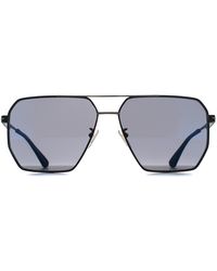 Police - Rectangle Shiny Rose Smoke Mirror Spll79 Champ Lite 2 Metal - Lyst