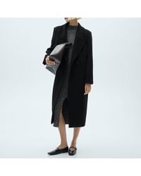 Mango - Flecked Jumper Dress - Lyst