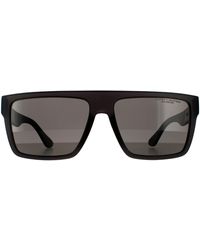 Tommy Hilfiger - Rectangle Matte Polarized Sunglasses - Lyst