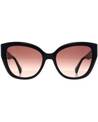 Max Mara - Cat Eye Shiny Smoke Gradient Mm0040 Logo 11 - Lyst
