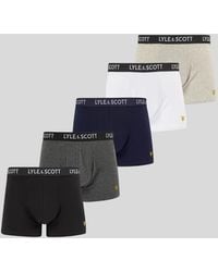Lyle & Scott - 5 Pack Assorted Trunks - Lyst