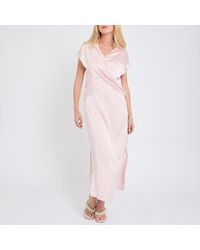 ARKET - Frosina Drape Midi Dress - Lyst