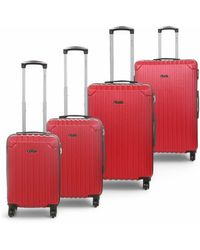 Infinity Luggage - Snowball Hard Shell Abs Travel Suitcase Set - Lyst