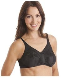 CAMILLE - Classic Soft Full Cup Non Wired Bra - Lyst