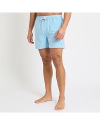 Crew - Stripe Seersucker Swim Shorts - Lyst