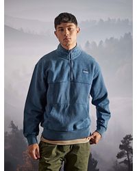 Penfield - Panelled Funnel Neck Jumper - Lyst