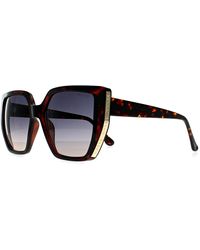 Guess - Cat Eye Dark Havana Gradient Gf6178 - Lyst