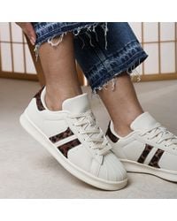 Where's That From - Yamileth Stripe Panel Detailed Trainer - Lyst