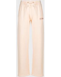 Off-White c/o Virgil Abloh - Embroidered Baseball Logo Tapered Sweatpants - Lyst