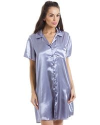 CAMILLE - Satin Nightshirt - Lyst