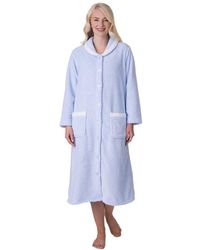 CAMILLE - Supersoft Button Front Housecoat - Lyst