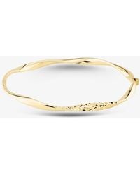 T.H.Baker - 9Ct Diamond-Cut Twist Hinged Bangle Bn486 - Lyst