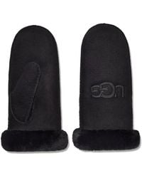 UGG - Embroidered Mitten Gloves - Lyst