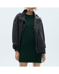 Mango - Knitted Shift Dress - Lyst