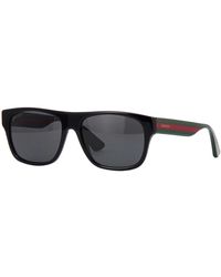Gucci - Rectangular Sunglasses 56Mm - Lyst