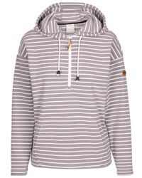 Trespass - Hoodie Softly Polyester Platinum - Lyst