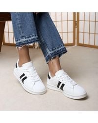 Where's That From - Yamileth Stripe Panel Detailed Trainer - Lyst