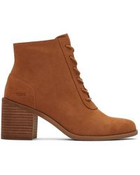 TOMS - Evelyn Heeled Ankle Boots - Lyst