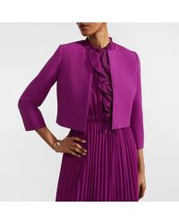 Hobbs - Elize Crepe Jacket - Lyst