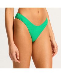 Seafolly - Jade High Cut Rio Bikini Bottoms - Lyst