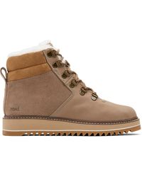 TOMS - Mojave Taupe Ankle Boots - Lyst
