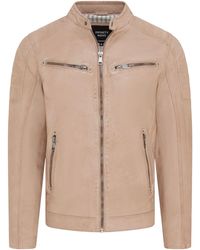 Infinity Leather - Modern Classic Leather Quilted Biker Jacket - Lyst