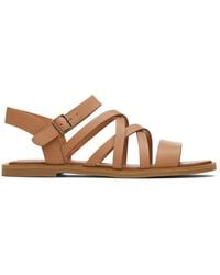 TOMS - Sephina Strappy Flat Sandals - Lyst