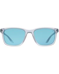 Quiksilver - Rectangle Matte Ice Crystal Mirrored Qs4001 - Lyst