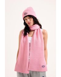 Juicy Couture - Crest Scarf/Beanie Set - Lyst