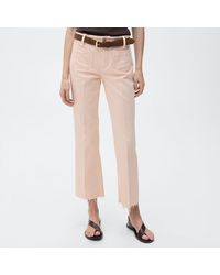 Mango - Flared Cropped Jeans With Pockets - Lyst
