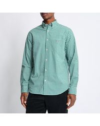 GANT - Dark Gingham Regular Classic Poplin Shirt - Lyst