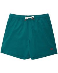 Crew - Solid Logo Swim Shorts - Lyst