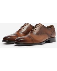 Oliver Sweeney - Antiqued Calf Leather Oxford Brogues - Lyst